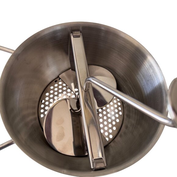 Stainless Steel Food Mill 3 Interchangeable Discs For Sauces Purees Baby Food - Picture 4 of 8